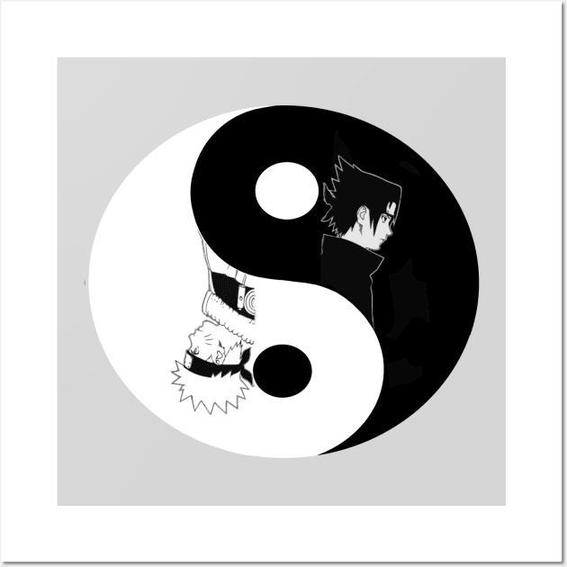 Yin and Yang Balance Wall Art by Antagonist